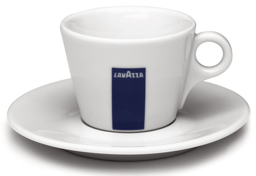 Zakje vermijden fout Lavazza kop en schotel porselein wit 150 ml - 258 | Orfeoshop.nl