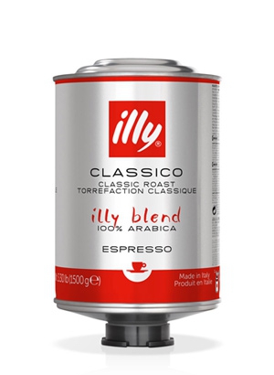 geloof zeevruchten Yoghurt Illy Classico koffiebonen blik 1,5 kg - 998579 | Orfeoshop.nl